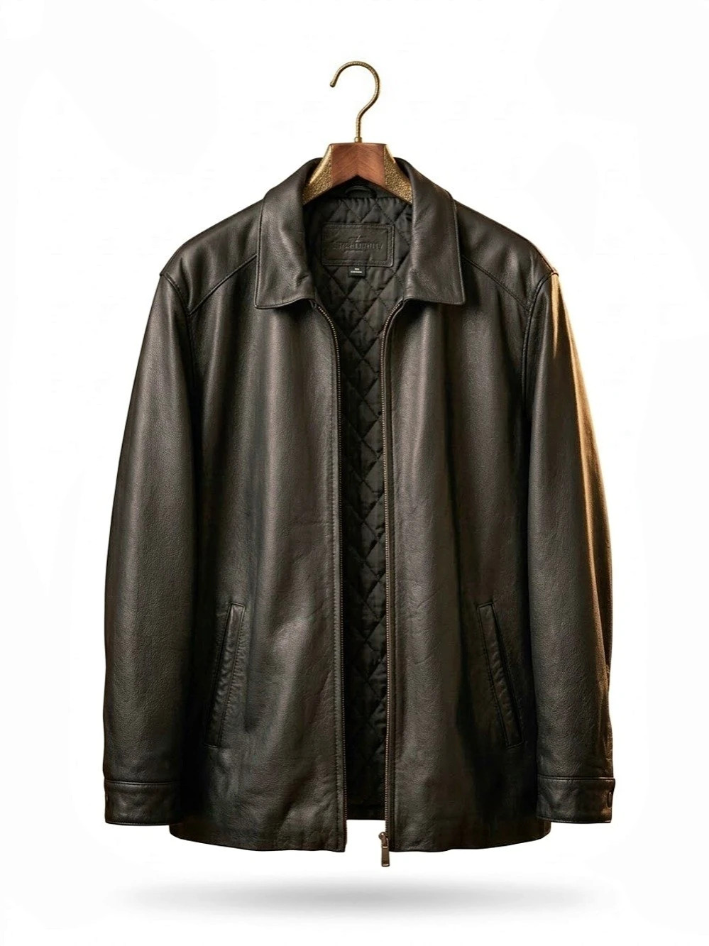 Men's Black Zip Front Jacket Like New